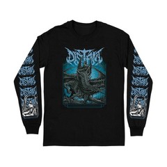 Rare Distant Band Dragon Cotton Black Longsleeve Shirt S to 5XL TU569