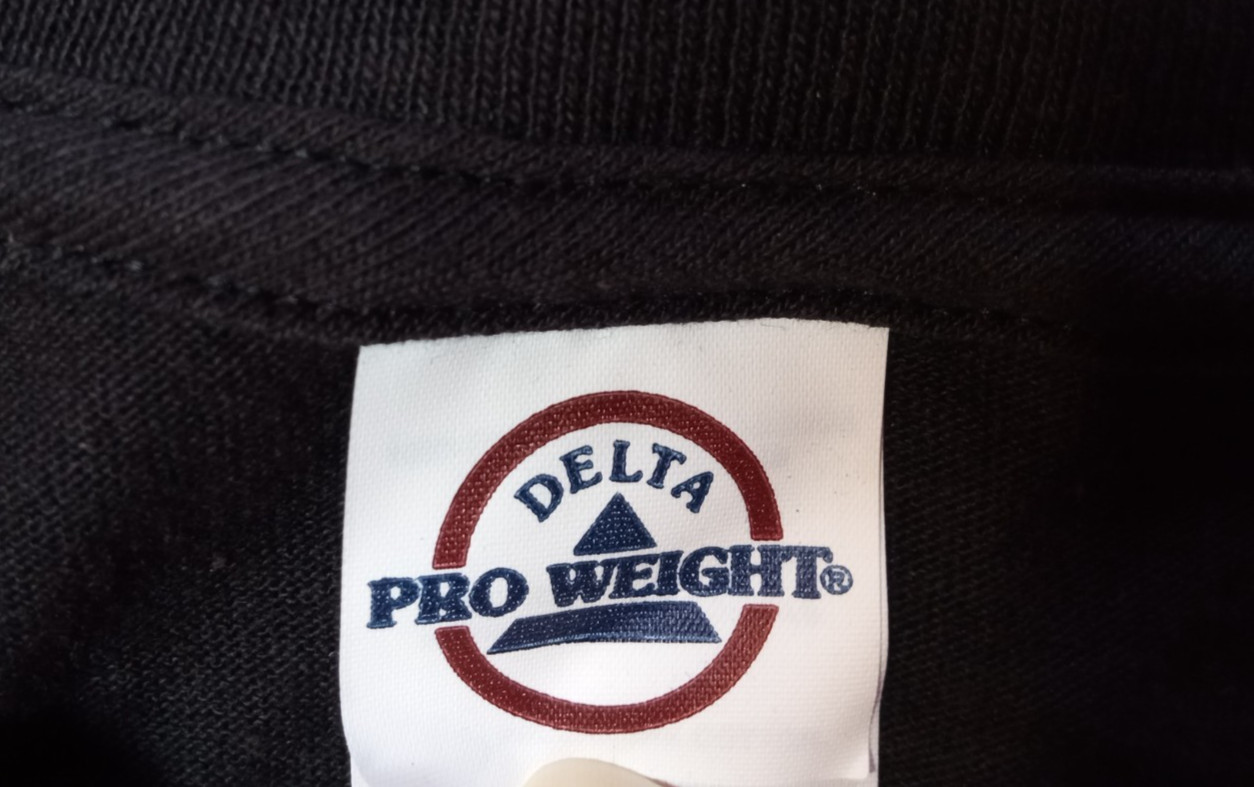 Delta Pro Weight X-RAY T-SHIRT Adult 2X, 100% Preshrunk Cotton, Black gallery
