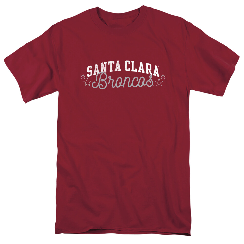 Santa Clara University Adult T-Shirt Broncos, Garnet, S-3XL gallery