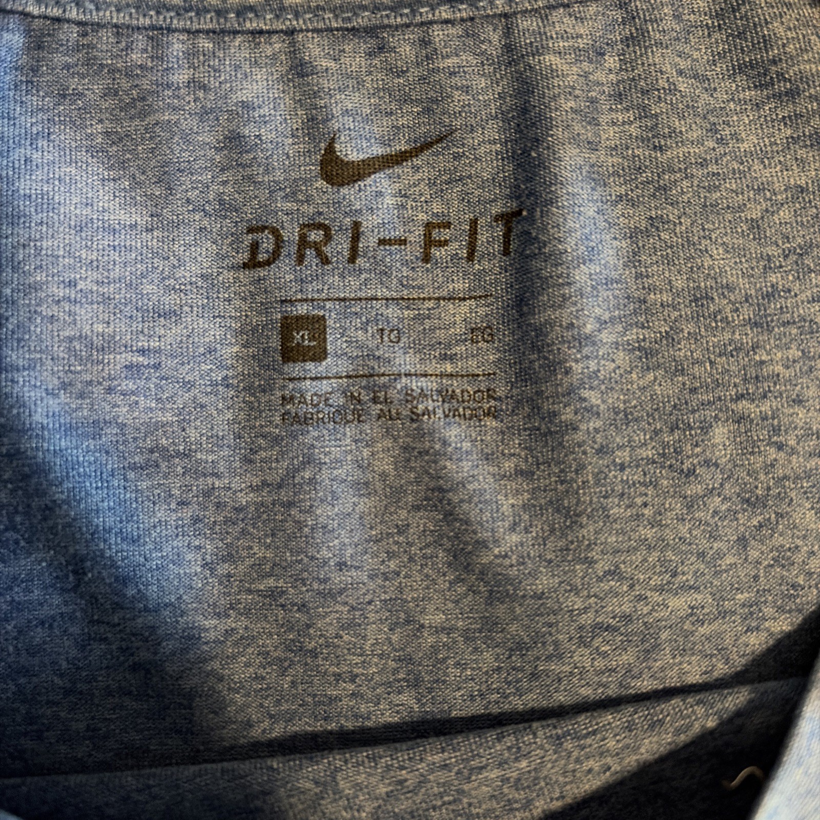 Nike Men’s Short Sleeve Dri-Fit Blue T-Shirt XL gallery