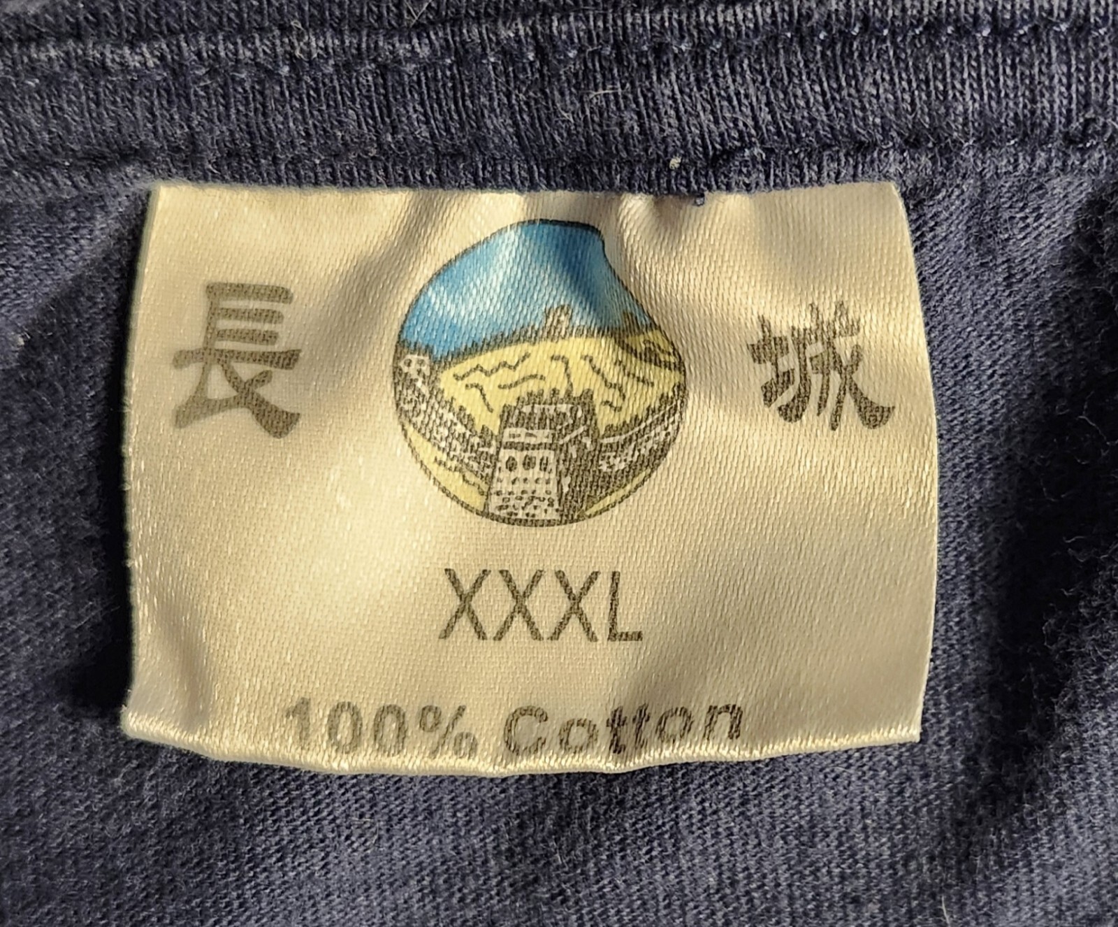 VTG T Shirt "I Climbed The Great Wall" From China US Men's Size L Blue 1980's gallery