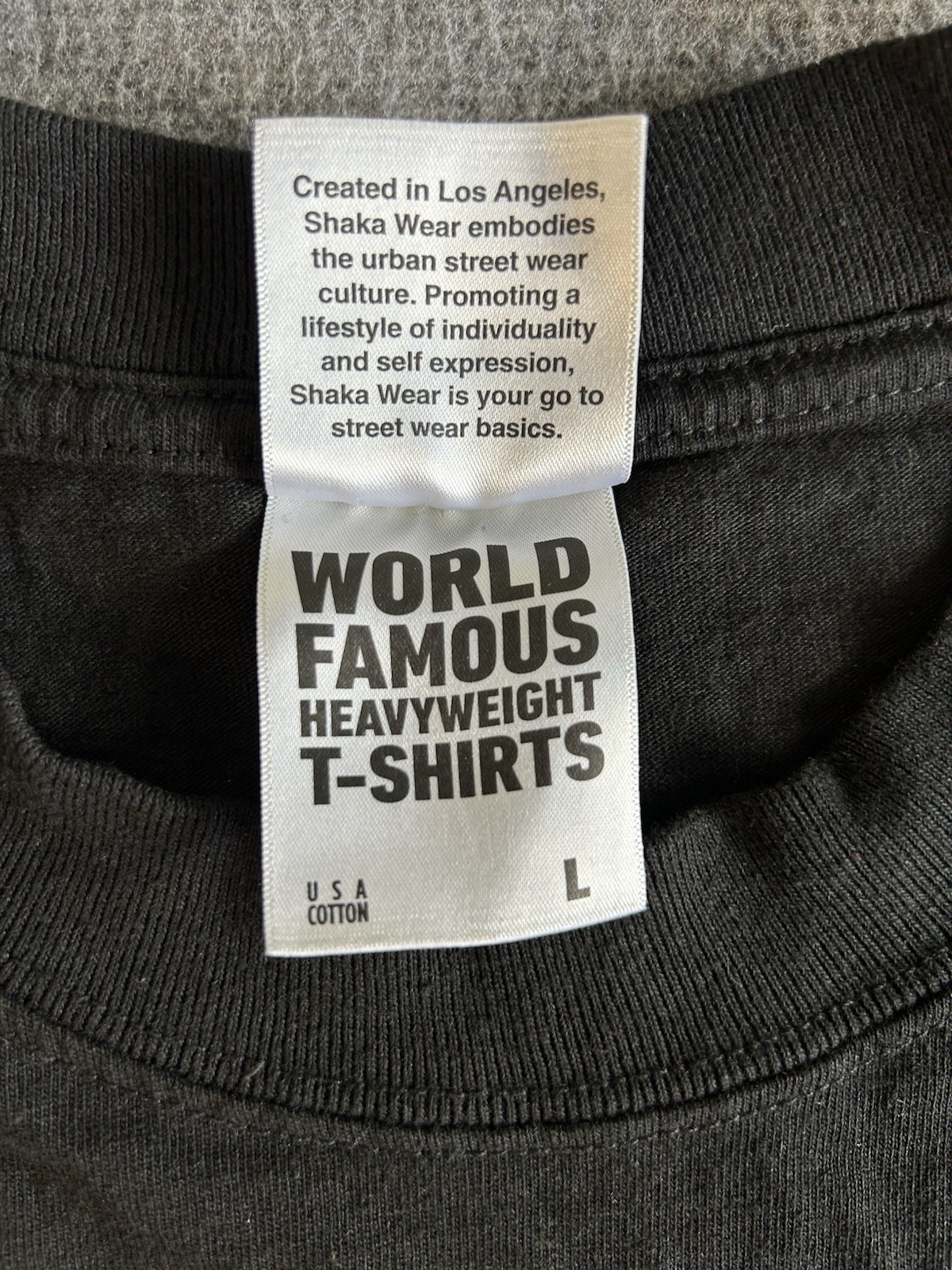 Shaka Wear Men’s Super Max Heavyweight Stylish T-Shirt Sz L World Famous NX LXVE gallery