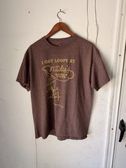 Music City Brown Graphic Tee “I Got Loopy At Tootsie’s” Nashville One Size