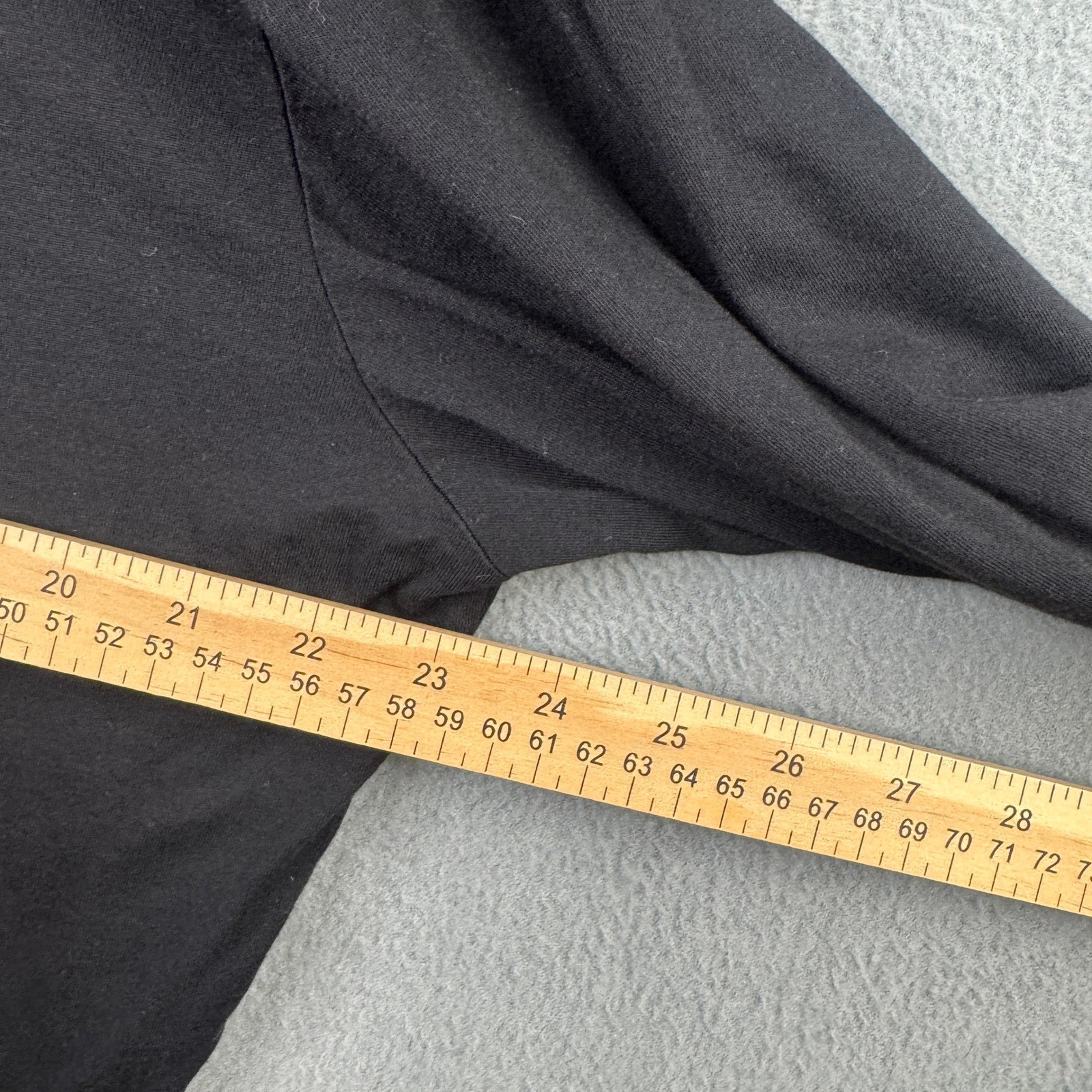 One Golden Thread Unisex Size XL Black Long Sleeve T-Shirt Tencel Supima Cotton gallery