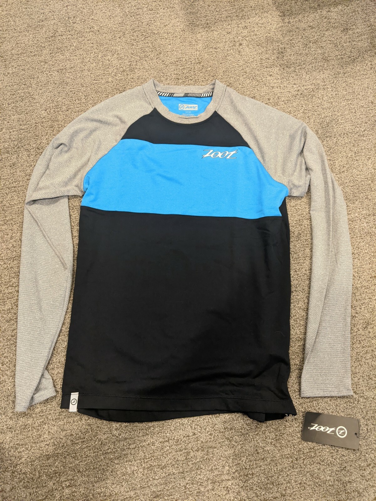 ZOOT - Men's Surfside Ink tee LS - Graphite Black Blue - SMALL gallery