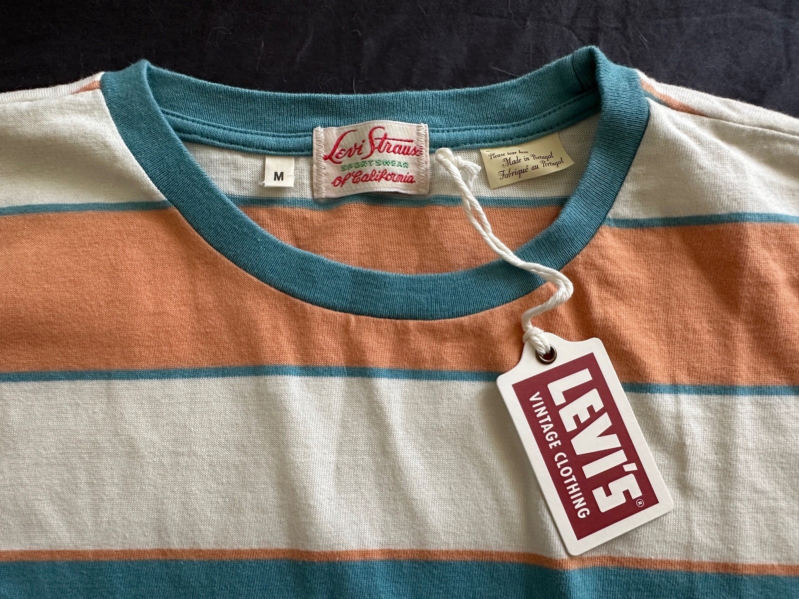 New LVC Levi's Vintage Clothing 1940s Sportswear Split Hem Pocket Tee Sz-M SS22 gallery