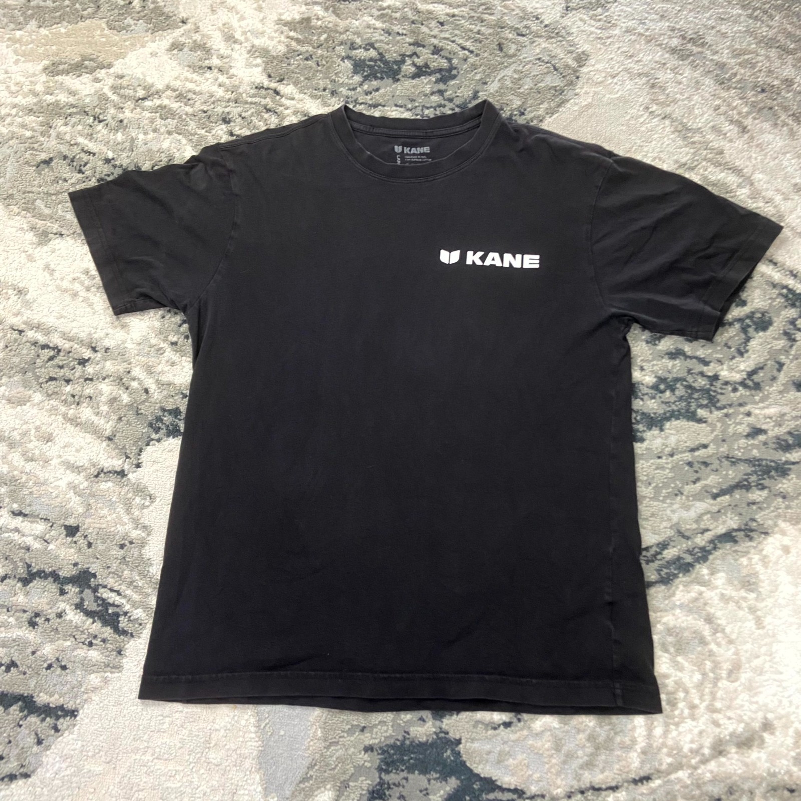 Kane Y2K T-Shirt Mens Large Black Supima Cotton Logo Come Back Better Graphic