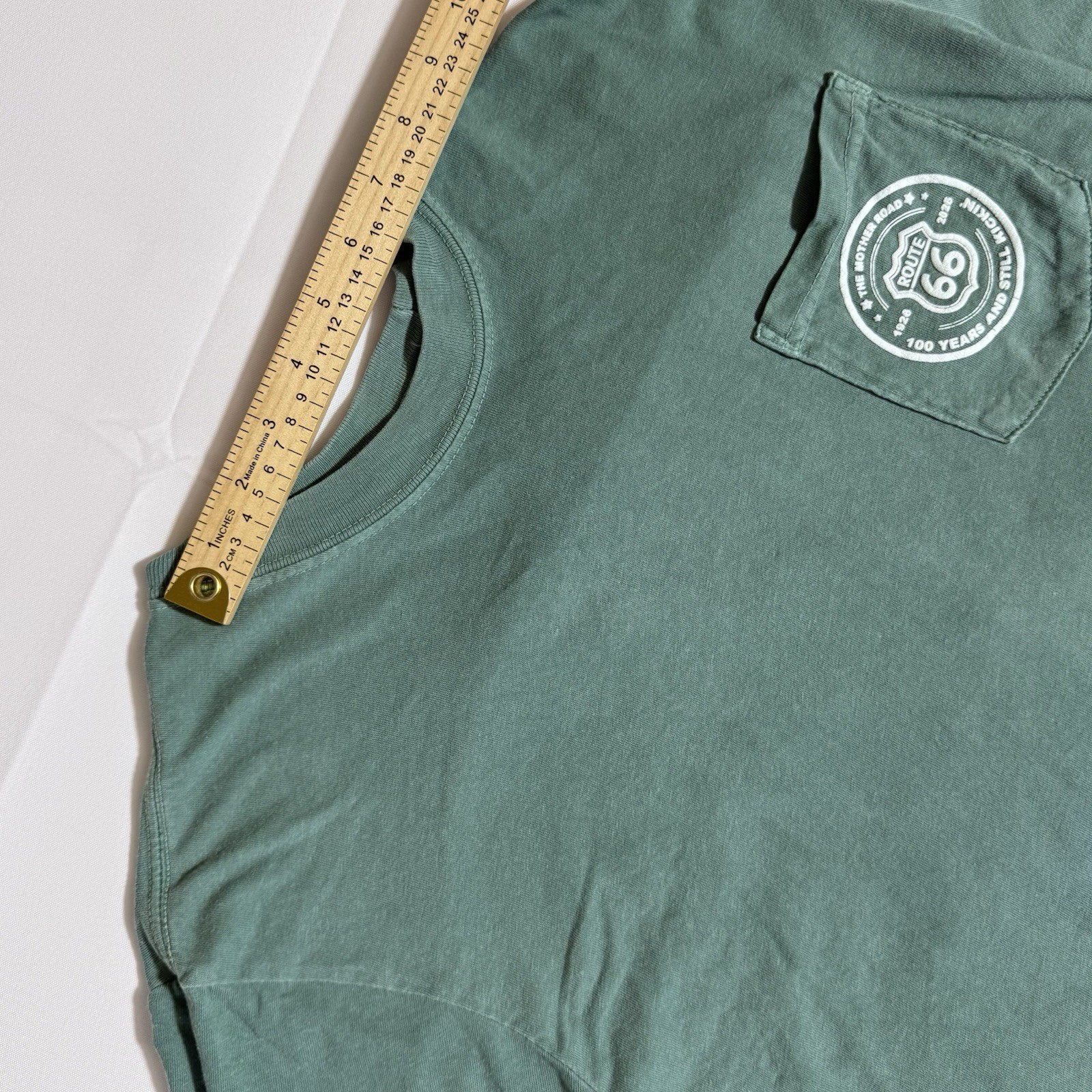 Good Shirts T, Graphic Print, USA, Preshrunk Cotton, Green, Female, Medium gallery