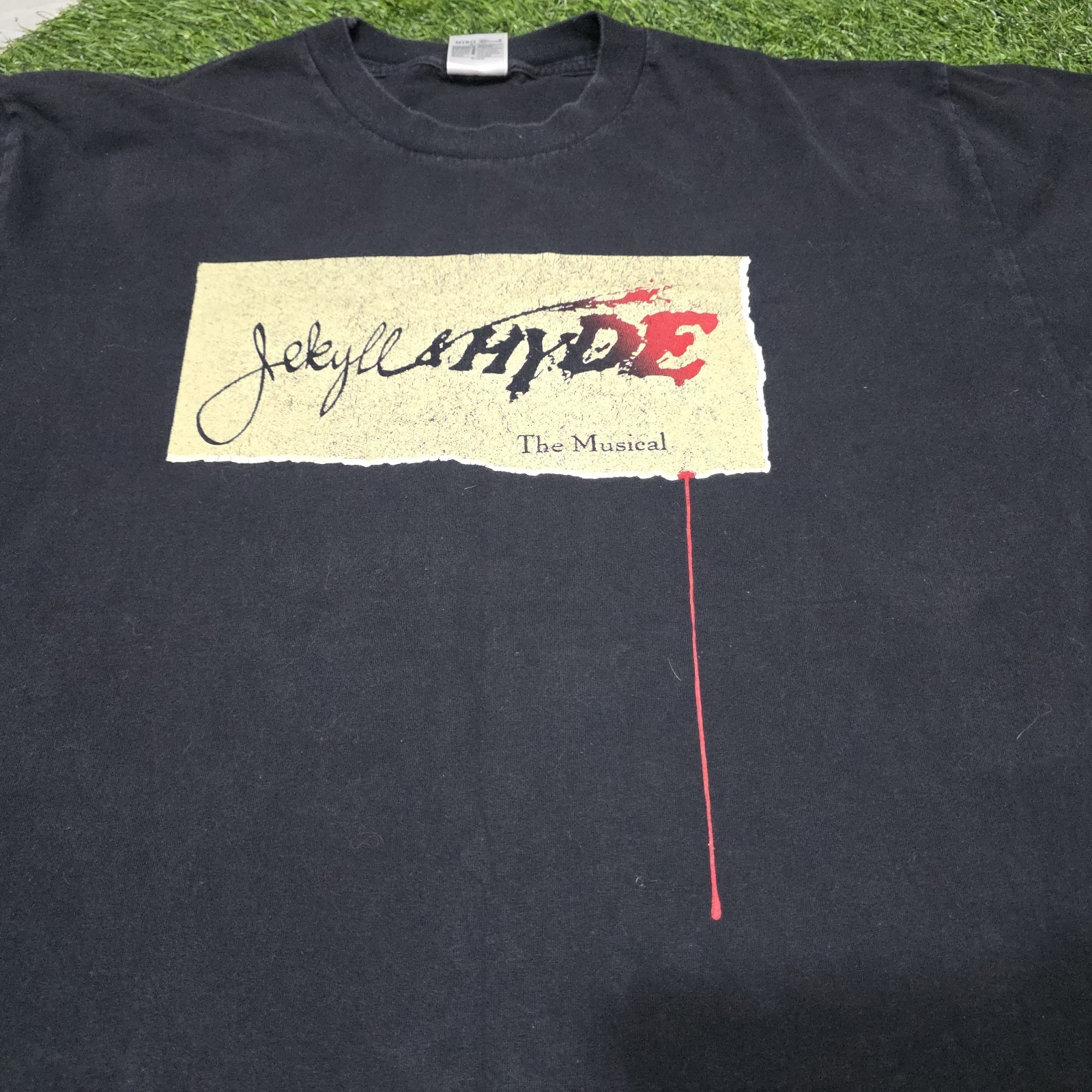 rare Vintage Jekyll And Hyde The Musical T-shirt Size XL gallery