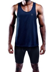 NELEUS Men’s 3 Pack Dry Fit Y-Back Muscle Tank Workout Gym Shirt,5031,Black,N…