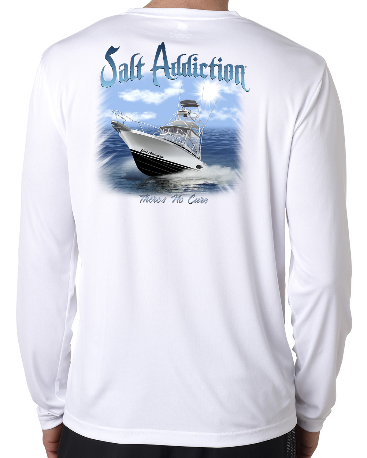 Salt Addiction microfiber ocean fishing trolling long sleeve t shirt 50+ uv gallery