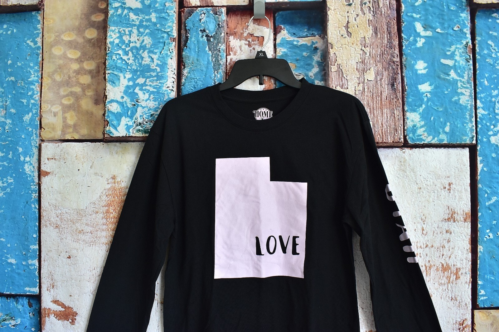 Unisex Home Free Love Utah Long-Sleeve T-Shirt Crew Neck SMALL Black NEW NO TAG gallery