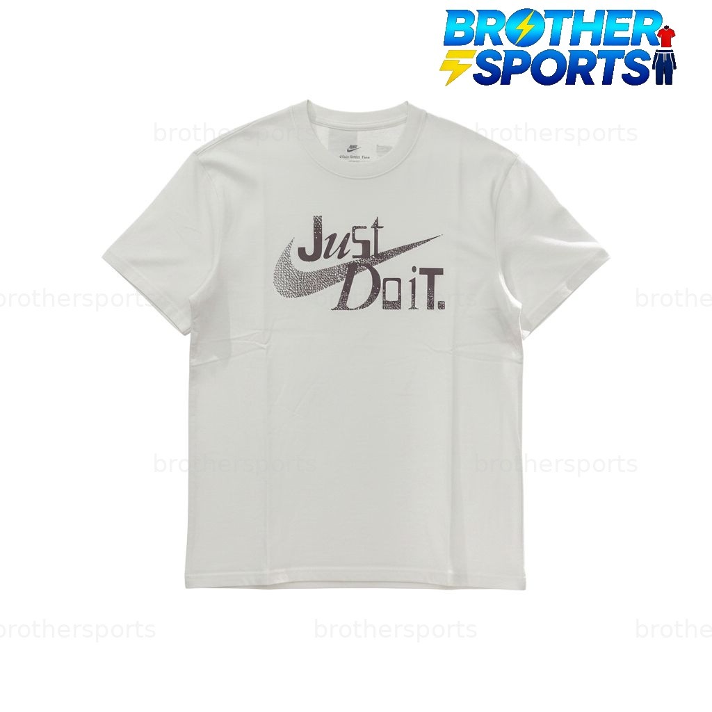 Nike T Shirts Unisex White Crew Neck Moderate IH1376-100 Men
