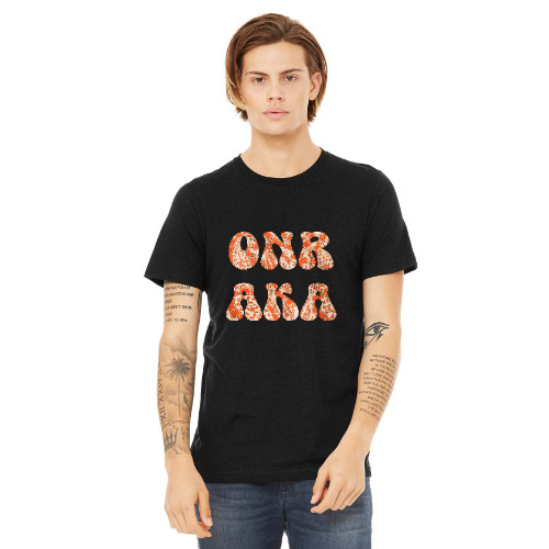 Onraka Paisley Graphic Black Orange Tiger T-shirt Bella and Canvas Shirt Youth gallery