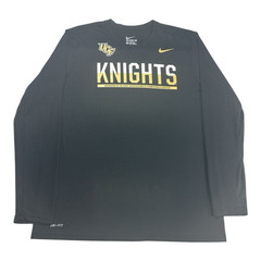 Men’s Nike Black UCF Knights Sideline Dri‑Fit Legend LS Tee – Style M‑22419 – XL