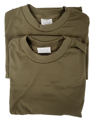 (2 PACK) DLA Skillcraft Troop Support Coyote Med Crew Neck Army Military T-Shirt