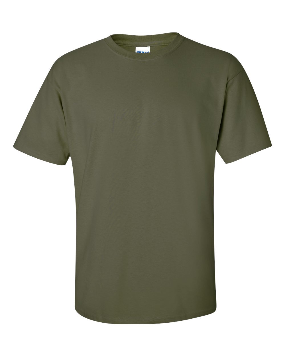 Military Green GILDAN Men's Plain 100% Cotton Blank T shirt Tee BULK gallery