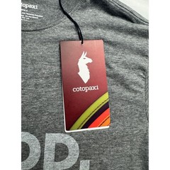 Cotopaxi Do Good T-Shirt MenvSmall Heather Grey Organic Cotton Recycled Poly NWT