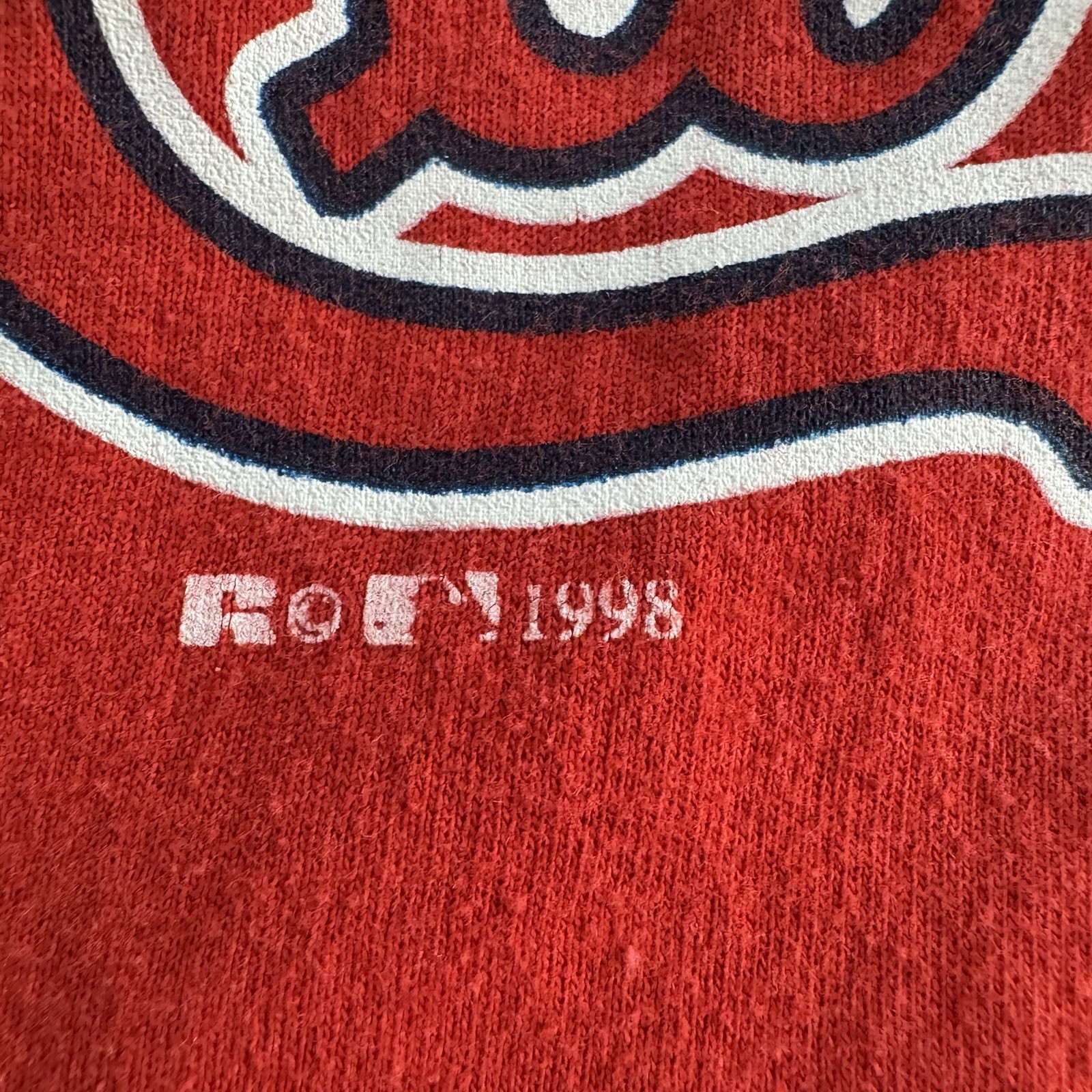 Vintage Russell Athletic V Neck Baseball T-Shirt Men’s L St Louis Cardinals 1998 gallery