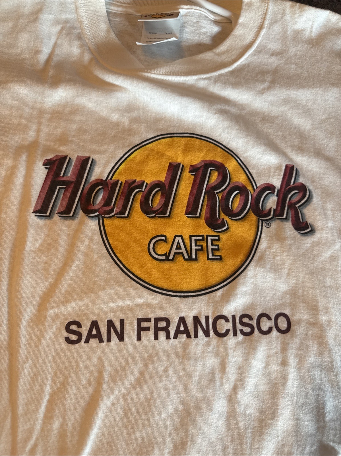 Vintage Hard Rock Cafe T Shirt Mens Large White San Francisco USA EUC gallery