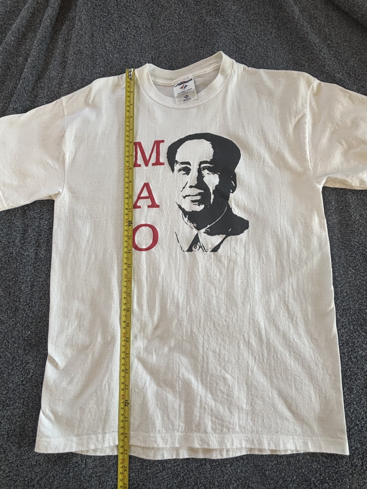 Vintage 90’s Mao Zedong China T-Shirt Size M One Washed & No Worn Jerzees USA gallery