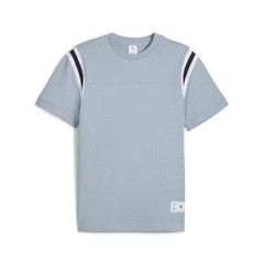 PUMA Noah Jet Crew Neck Short Sleeve T-Shirt Mens Blue Casual Tops 62387731