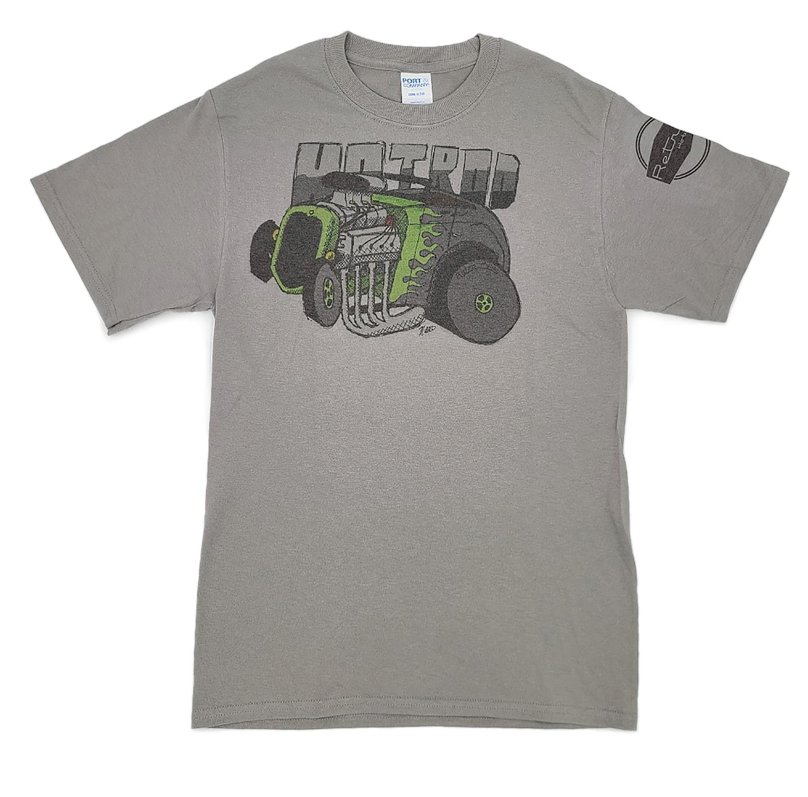 New Retro Hobby Hot Rod Men’s T-Shirt Medium Gray, Various Sizes