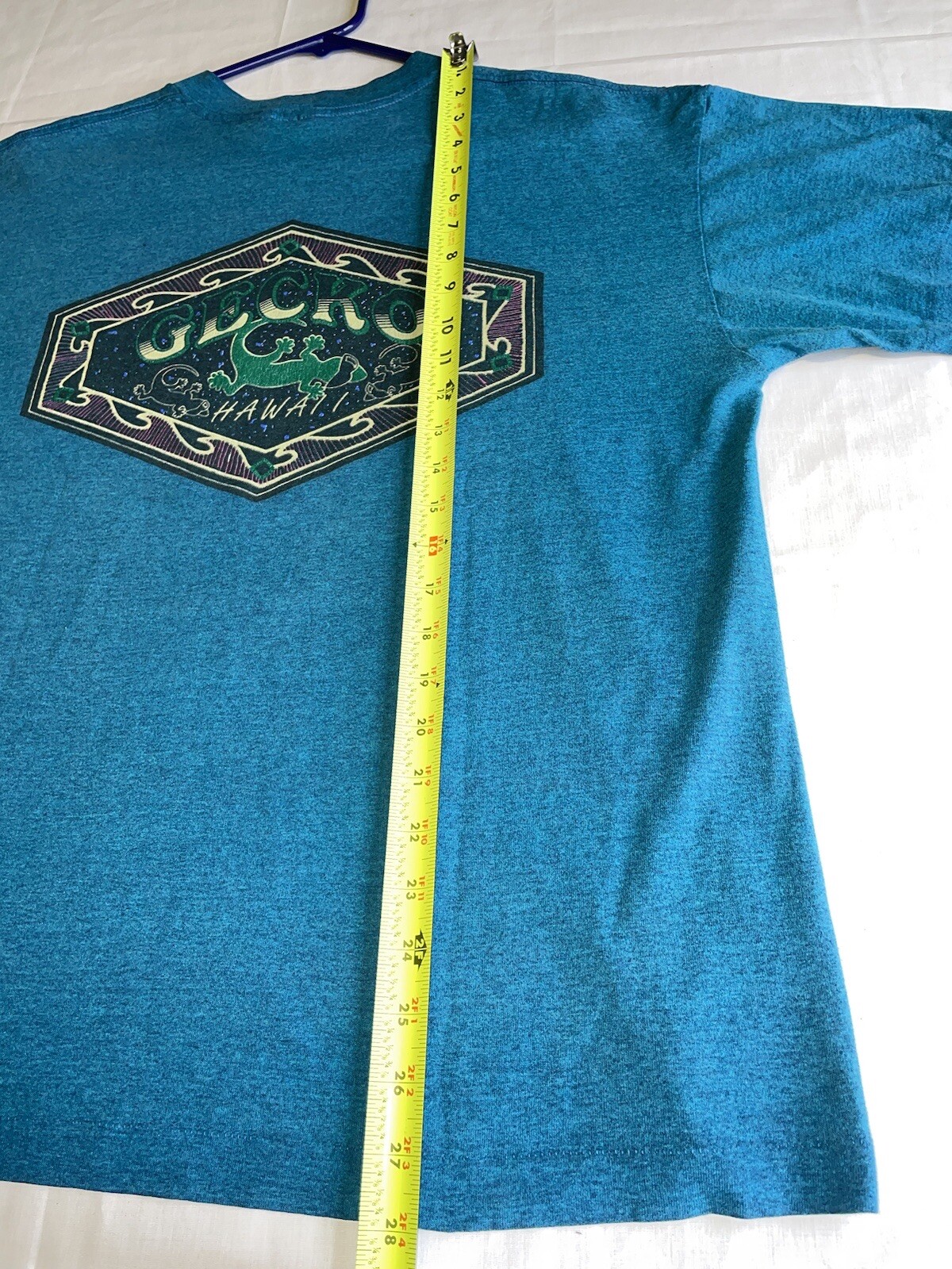 VTG 90s Gecko Hawaii T Shirt Single Stitch Hef-T Teejays Surf Skate Vapor Wave gallery