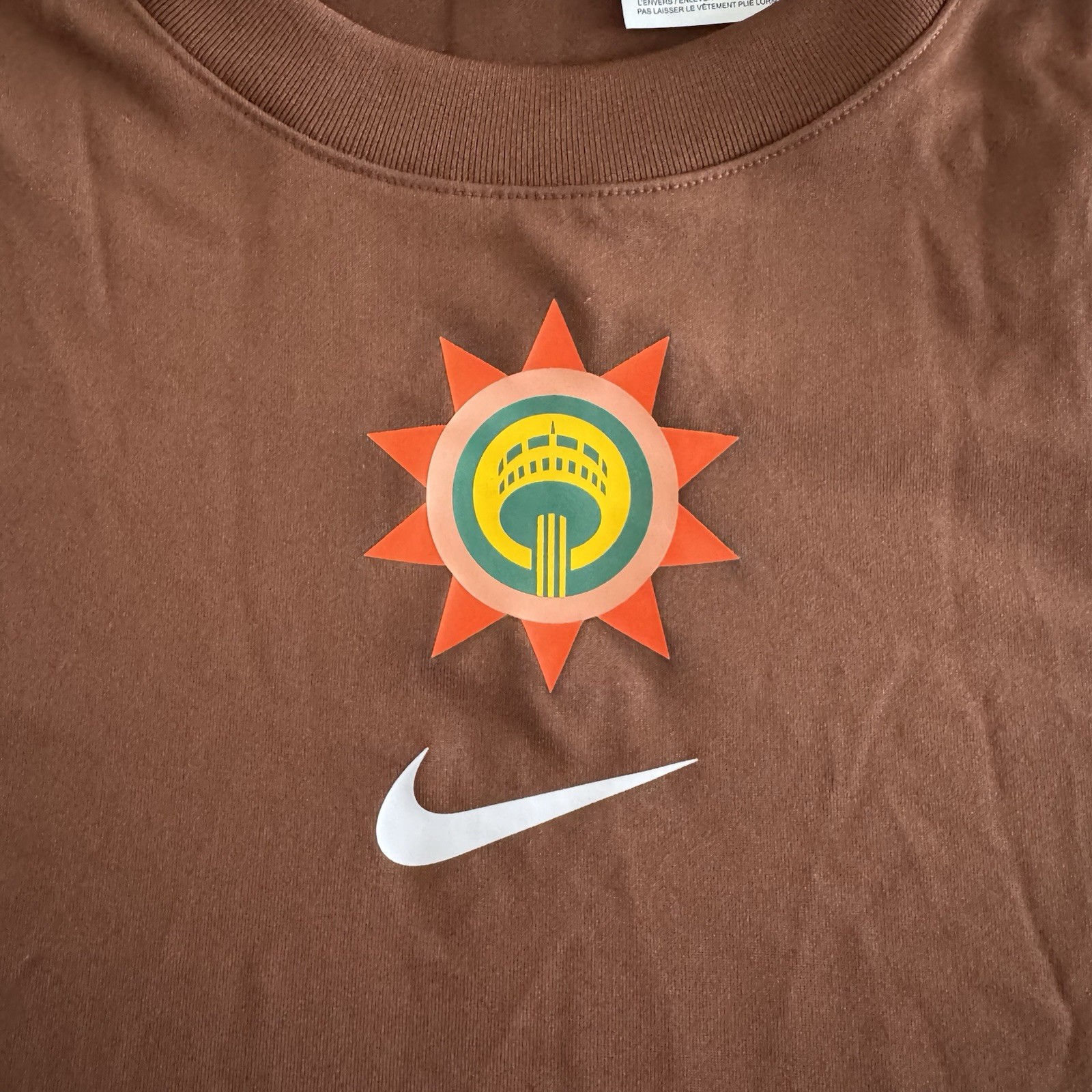 Nike San Antonio Spurs City Edition Brown Short Sleeve Shooting Shirt Size 2XL-T gallery