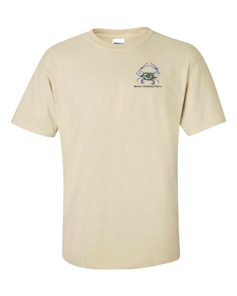 Salt Addiction Saltwater Blue Crab Fishing Short Sleeve T Shirt Ocean gallery