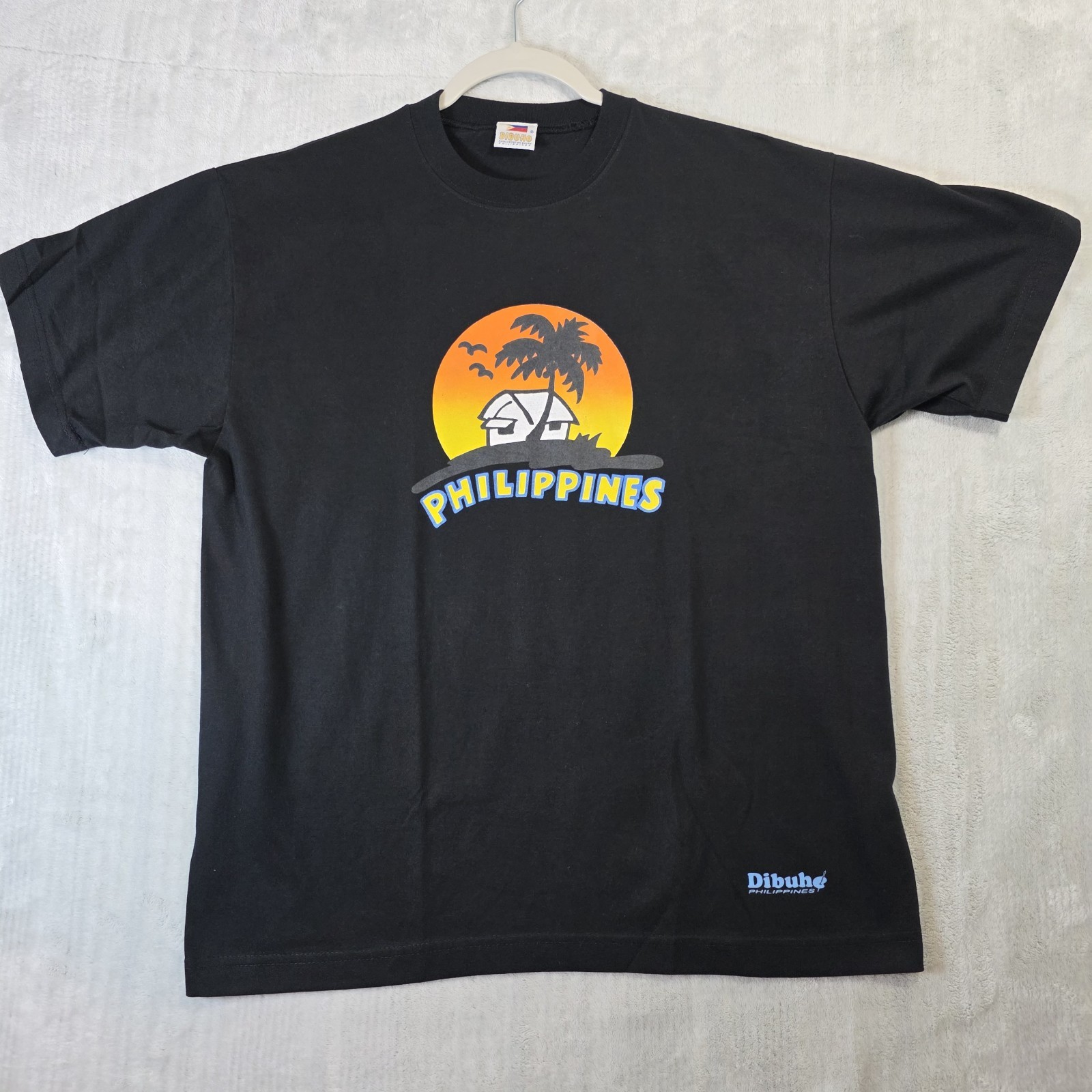 Vintage Philippines Dibuho Hand Painted T Shirt Men's L LARGE EXCELLENT gallery
