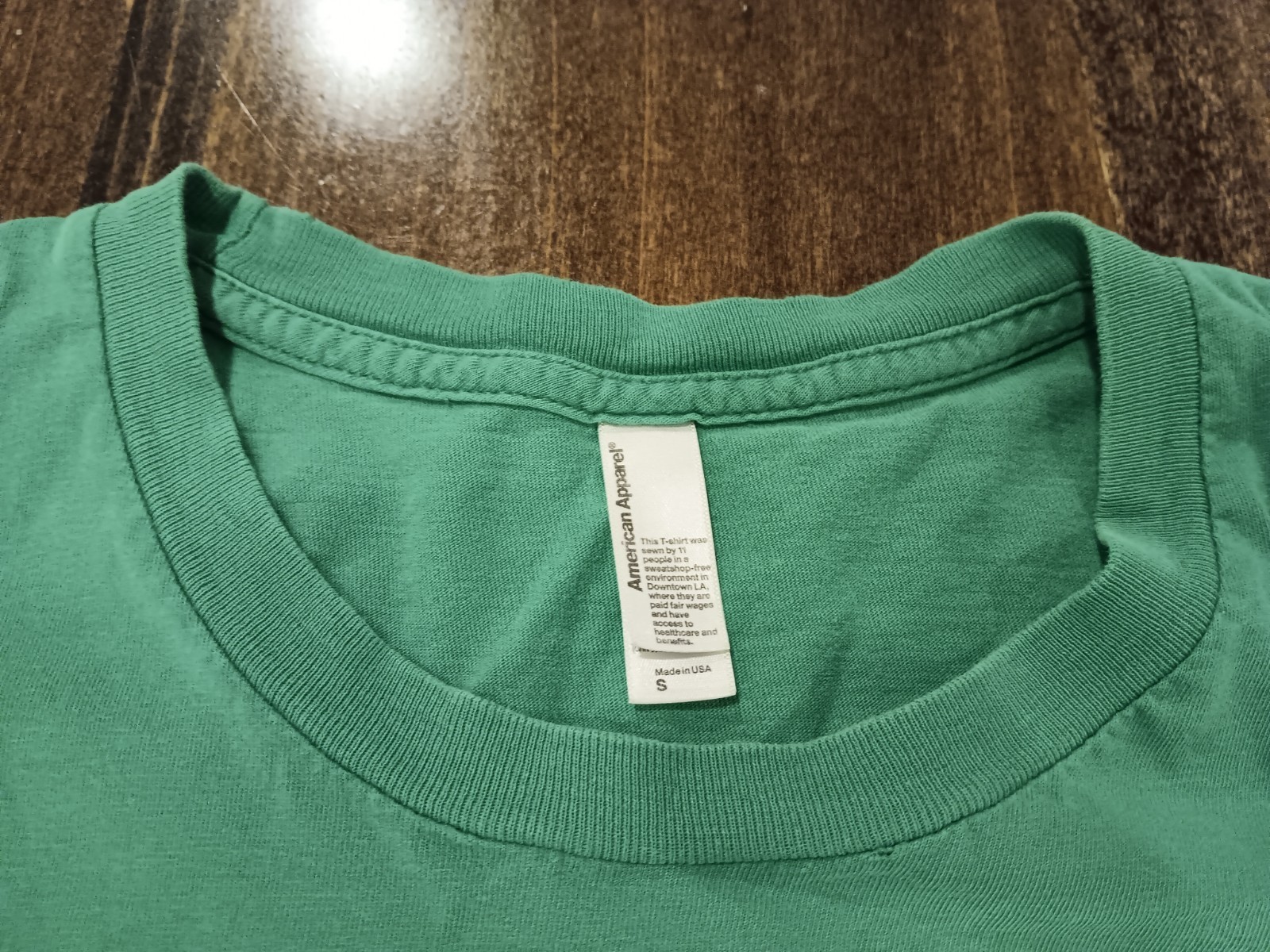 Small Schwinning Bicycle Green Short Sleeve T-Shirt American Apparel - Has Holes gallery