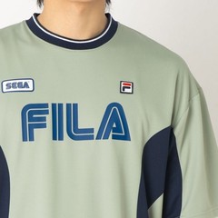 FILA x SEGA TEE Moisture-wicking quick-drying UV protection UnisexKhaki, Black