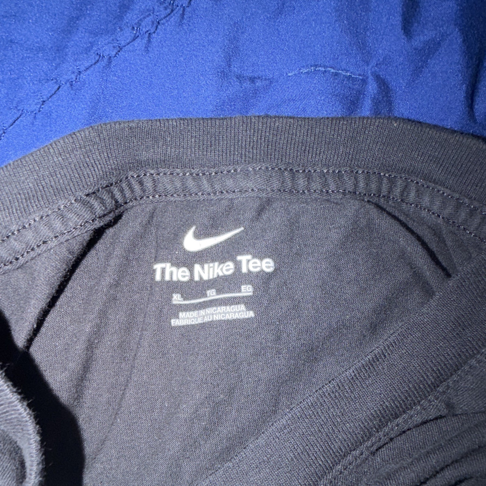 Nike The Nike Tee Men's XL Black Regular Fit Cotton Logo Graphic T-Shirt gallery