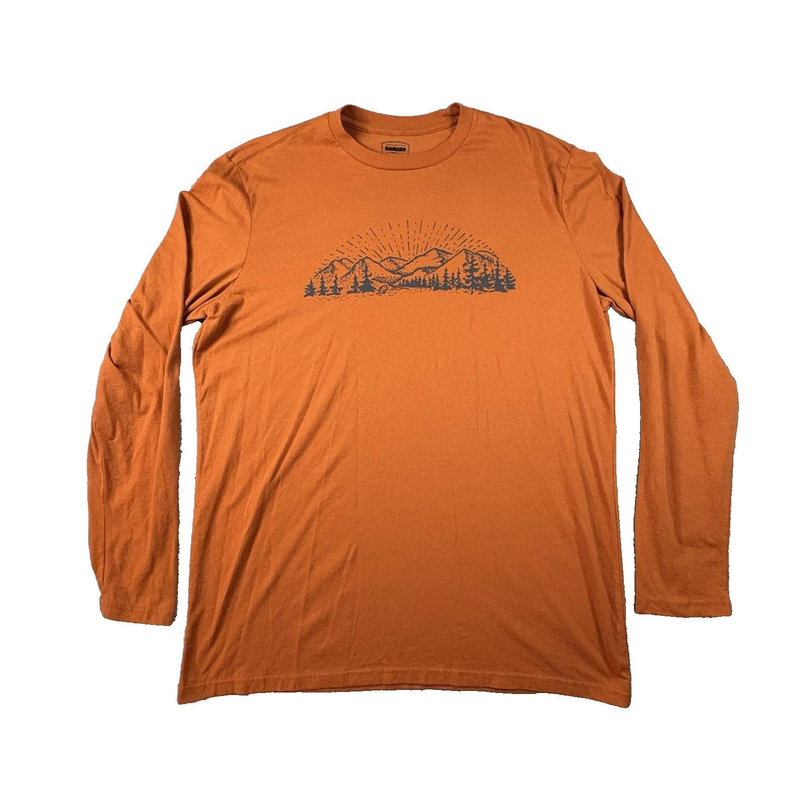 Foundry Men's XLT Orange Graphic LS T Shirt Mountain Outdoors SEE DESCRIPTION gallery