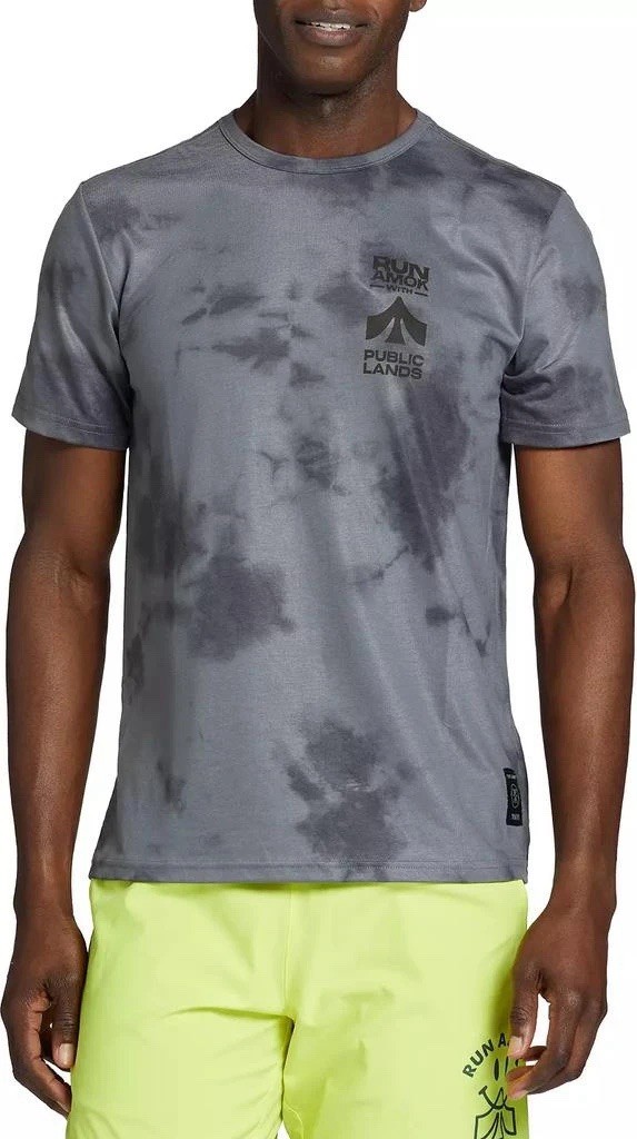Roark Run Amok X Public Lands - Mathis Core T-Shirt, Grey - Medium MSRP $49 gallery