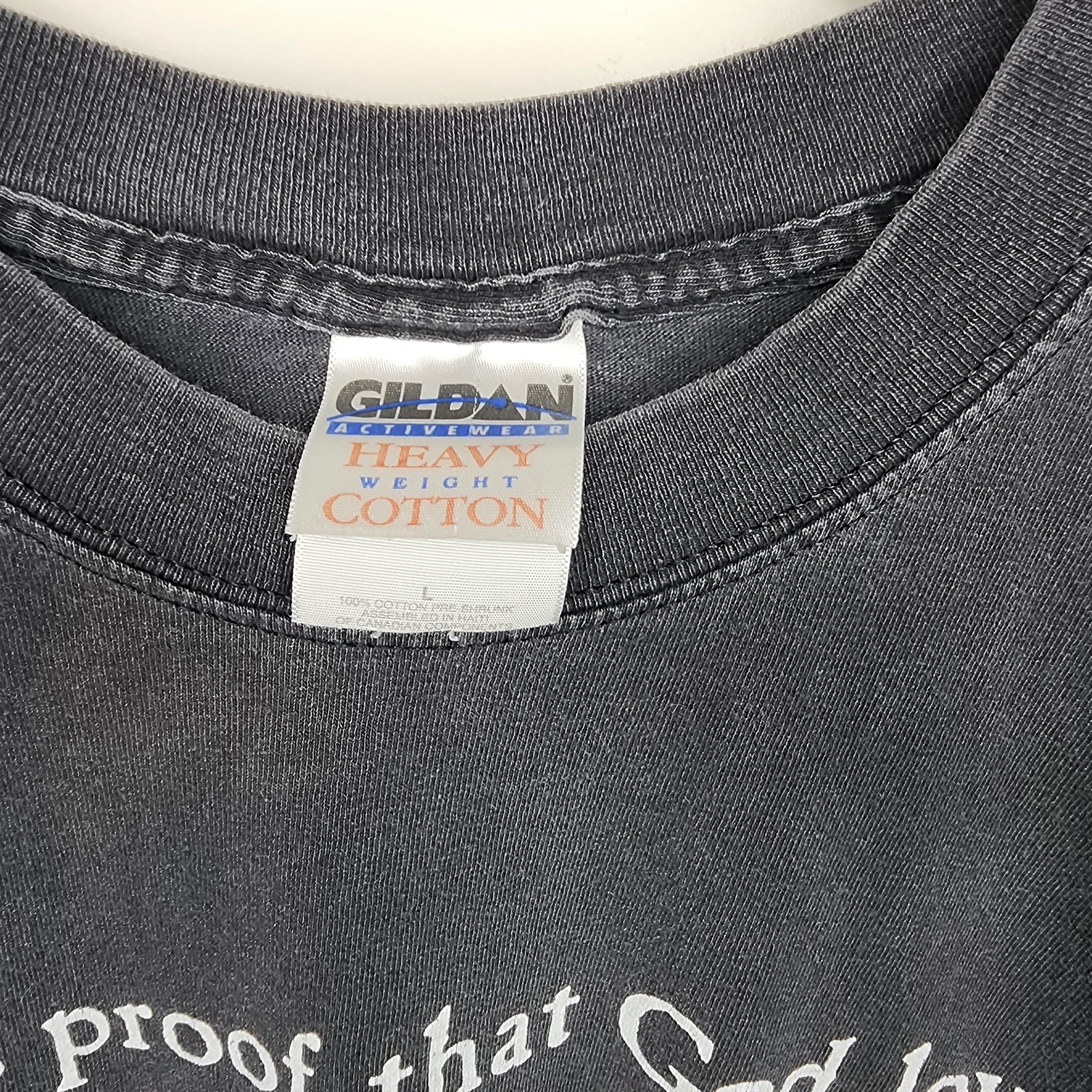 Vintage Benjamin Franklin Beer Shirt Mens Large Gray Funny Quote Tee 1997 Gildan gallery