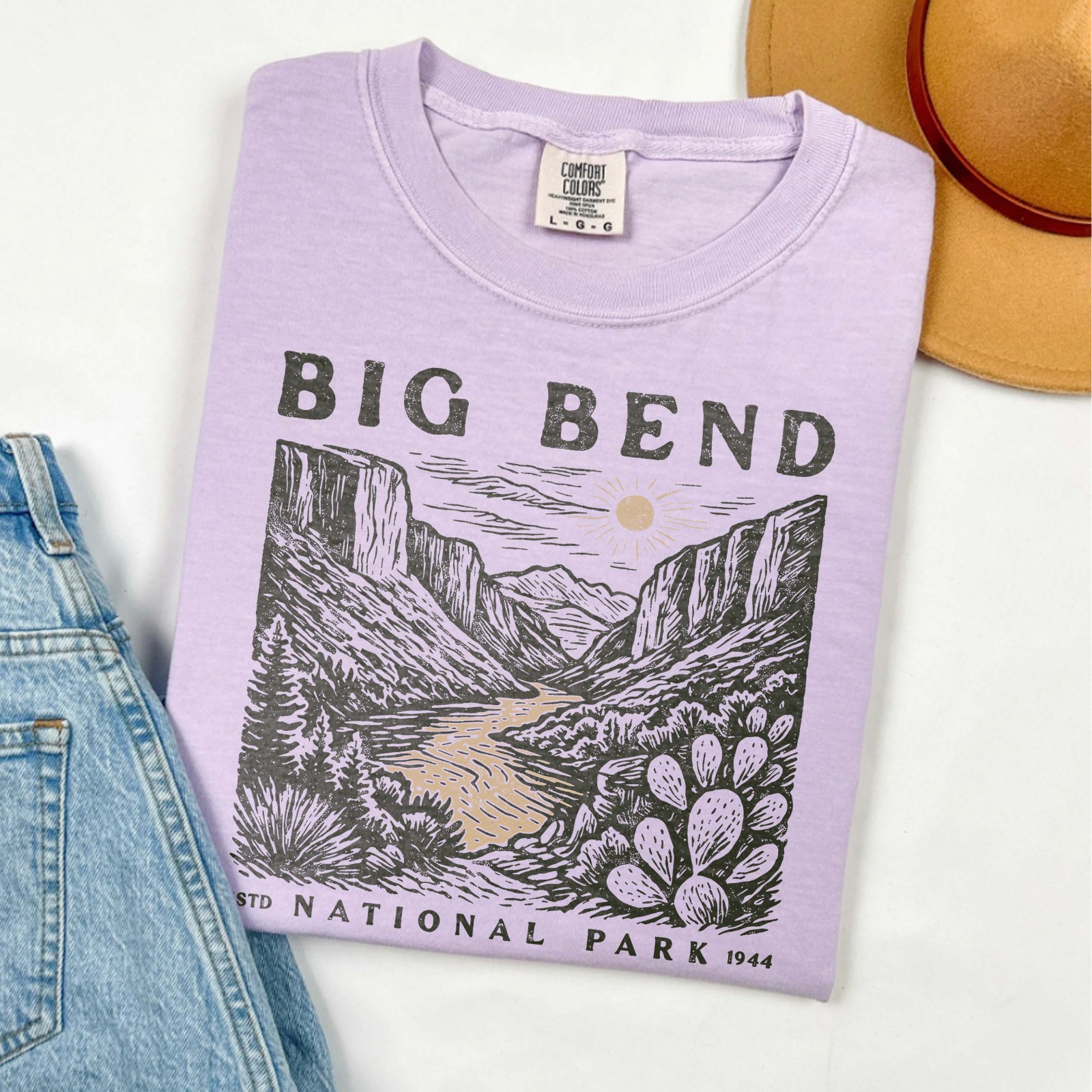 Big Bend National Park Comfort Tee Mens Texas Outdoor Hiking gallery