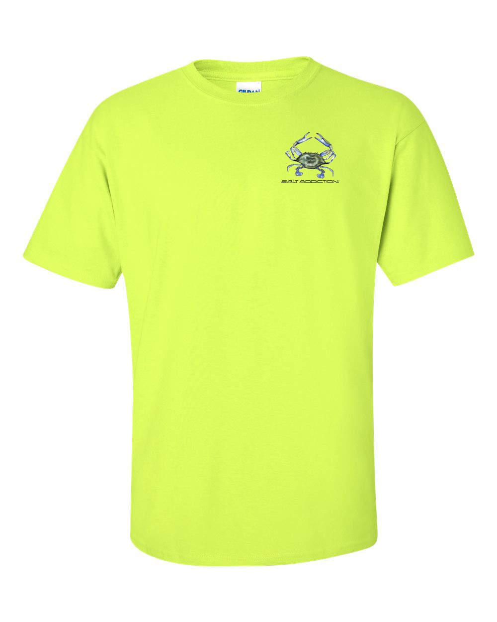 Salt Addiction Saltwater Blue Crab Fishing Short Sleeve T Shirt Ocean gallery