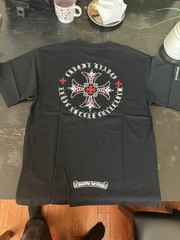 black chrome heart shirt