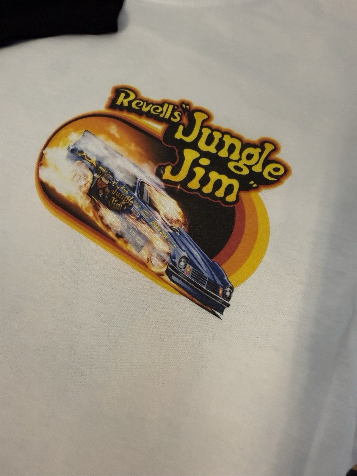 Jungle Jim Blue Vega on fire Vintage style T-Shirt (349) T-Shirt gallery