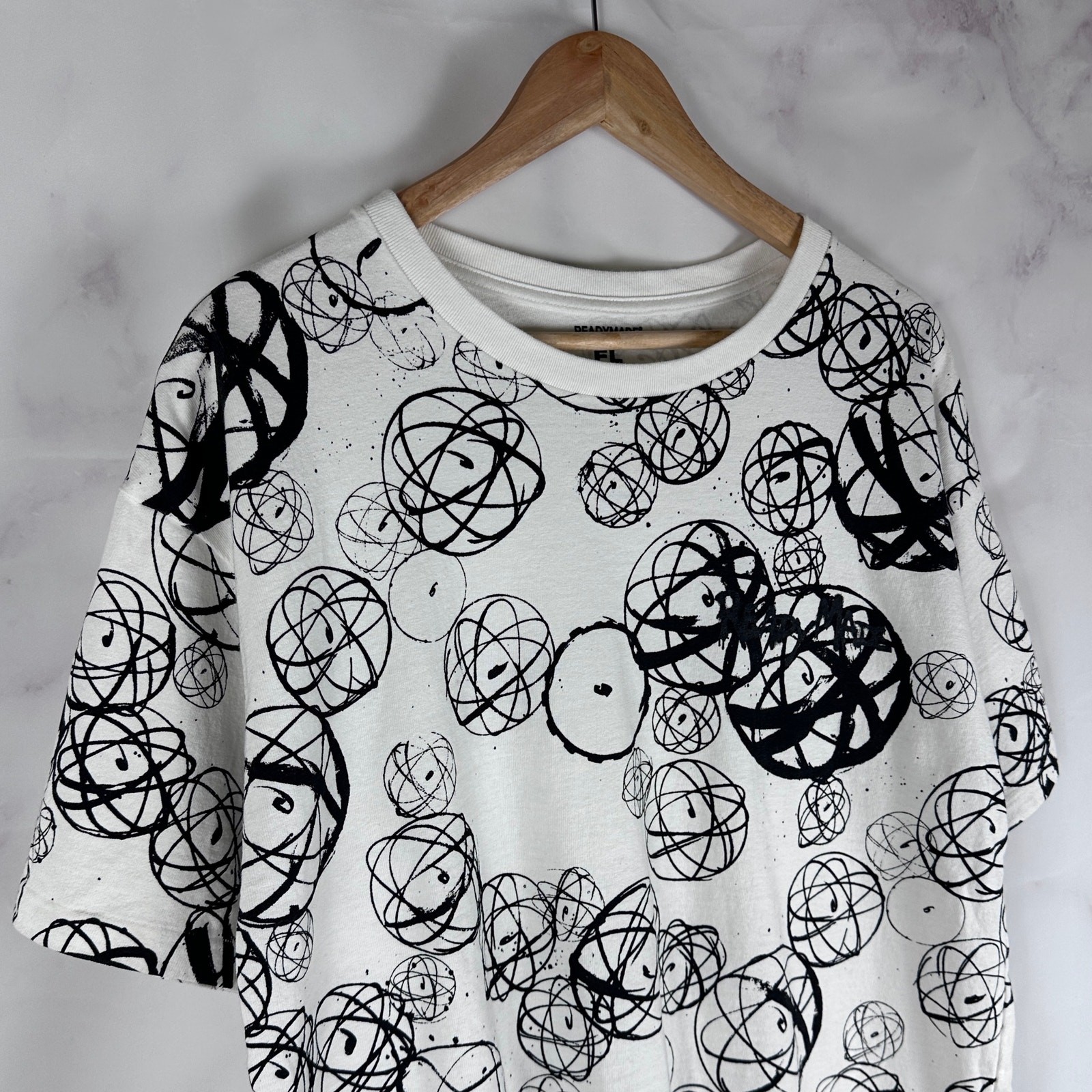 READYMADE Japan x Futura Laboratories x Transfer White Tee All Over Print Size L gallery