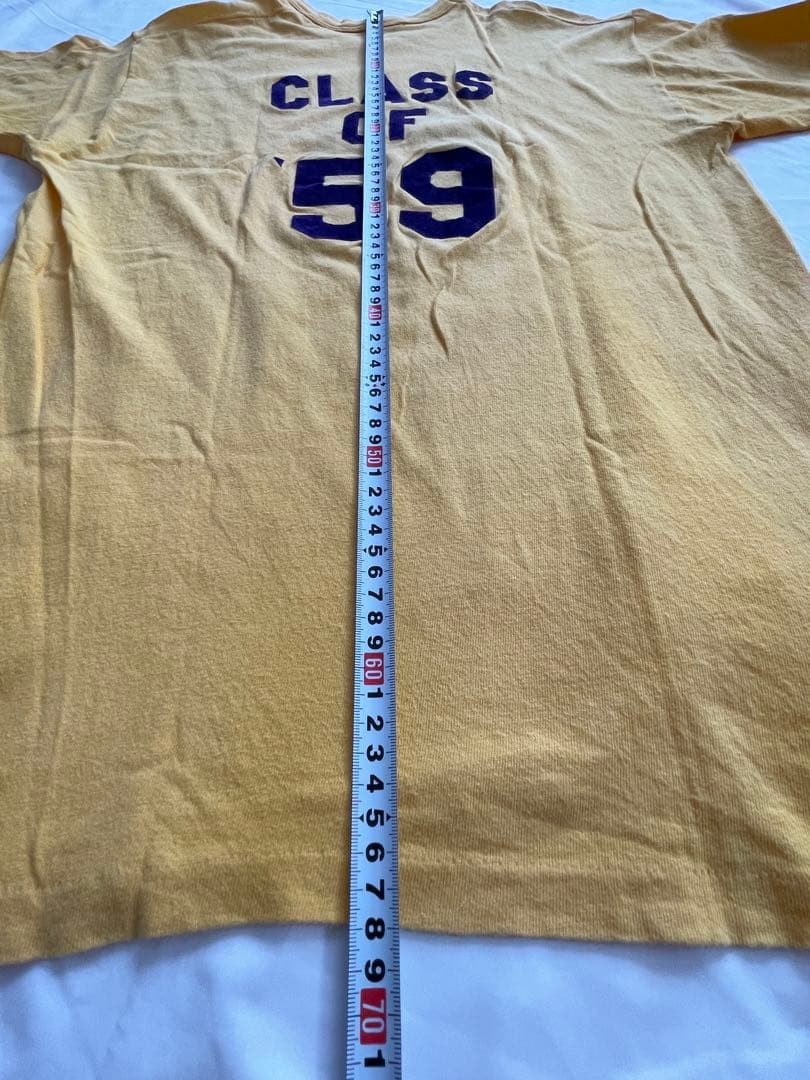 70s Russell Athletic Bobcats T-Shirt Yellow Gold Tag Single Stitch Vintage M gallery