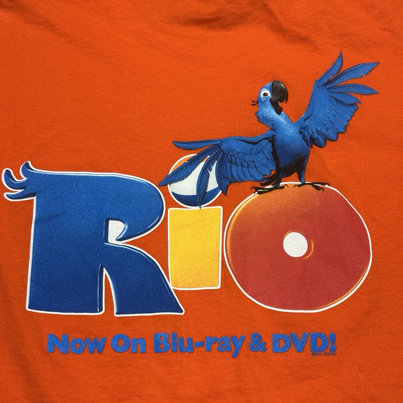 Rio Animated Movie 2011 DVD Bluray Release Promo Men's T-Shirt XL gallery