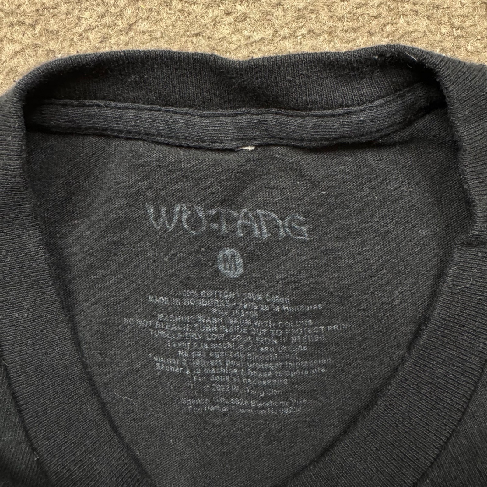 Wu-tang Clan Shirt Men's Size M Black Short Sleeve Crewneck Graphic Rap Tee gallery