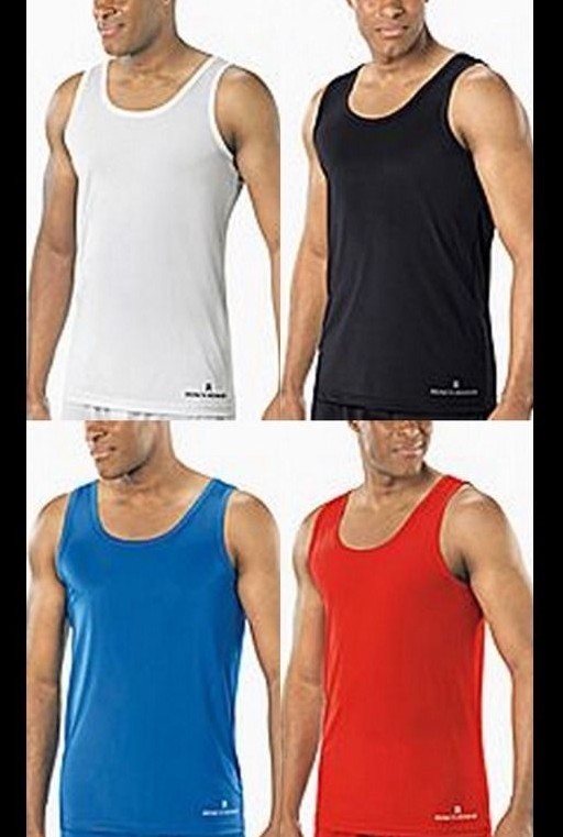 Stacy Adams Tank Tops, A Shirt,90% Polyester 10% Spandex ,machine Washable,New!! gallery