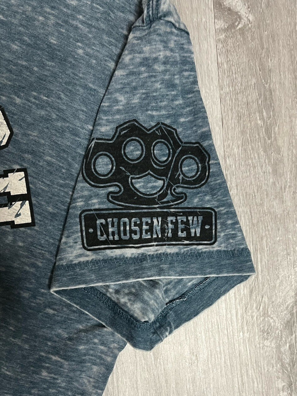 NICE!! Headrush Men’s Size 2XL Distressed Blue S/S T-Shirt MMA Y2K P-6 gallery