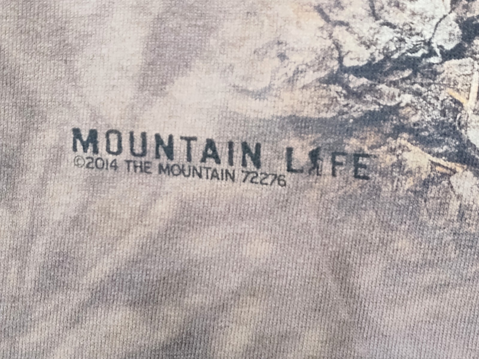 The Mountain T Shirt Men's Brown Technology Reboot Retired Logo XL #568 NWOT gallery