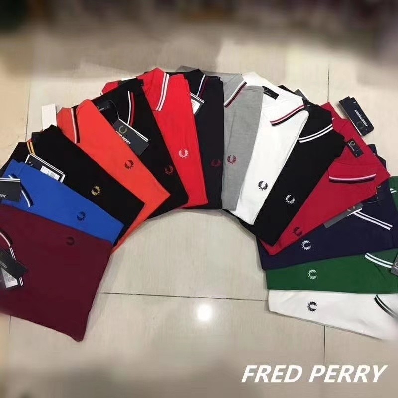 Fred Perry Polo Shirt  Slim Fit Pique Twin tipped
