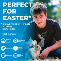 Mens You Should Get That Looked At Easter T Shirt Funny Chocolate Bunny Tee
